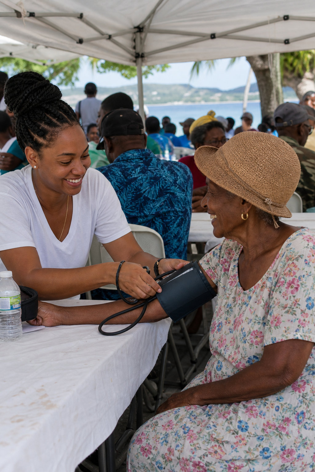 Community health day with free screenings