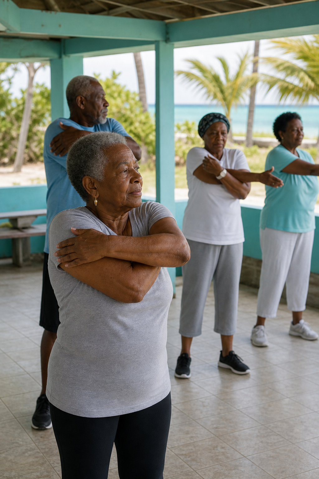 Senior wellness mobility and strength session